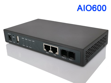 扩军！全新AIO600 IP电话交换机支持60分机到200分机